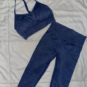 Navy Blue Activewear Set